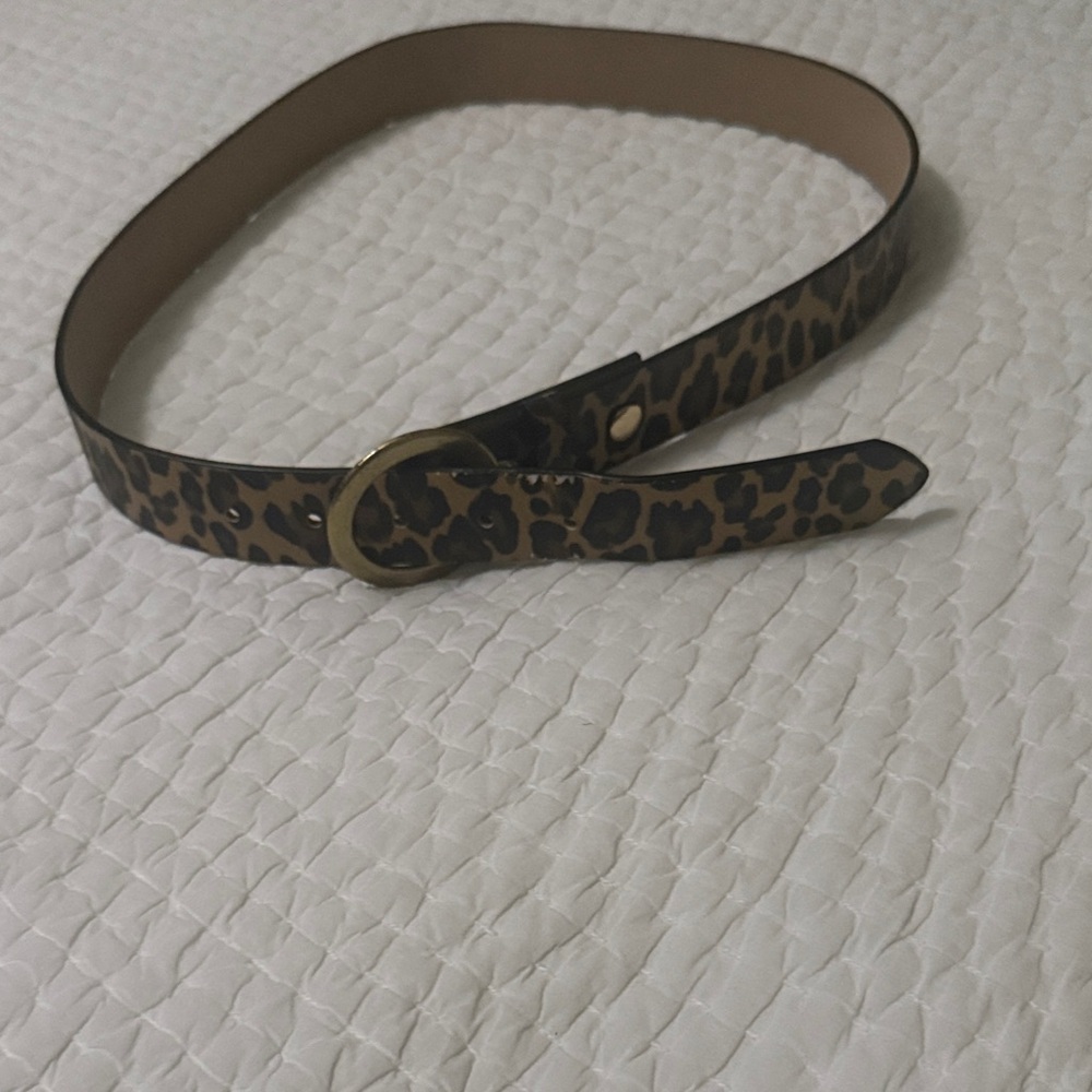 Leopard Print Women's Belt